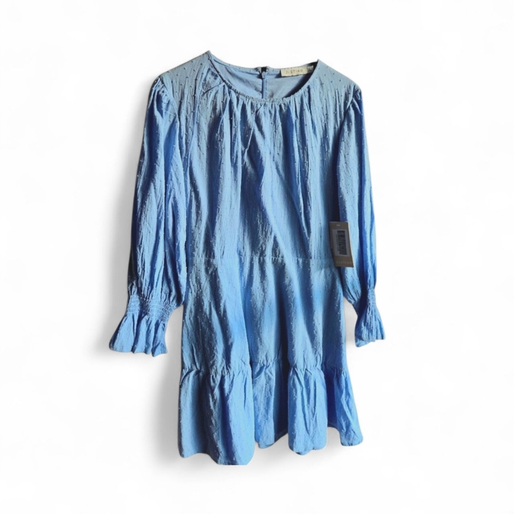 JustFab Light Blue Chambray Dress / Size Large / NWT